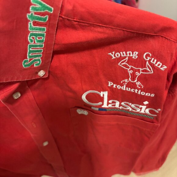 Fully Embroidered Rodeo Contestant Shirt (Roping) - Picture 6 of 8